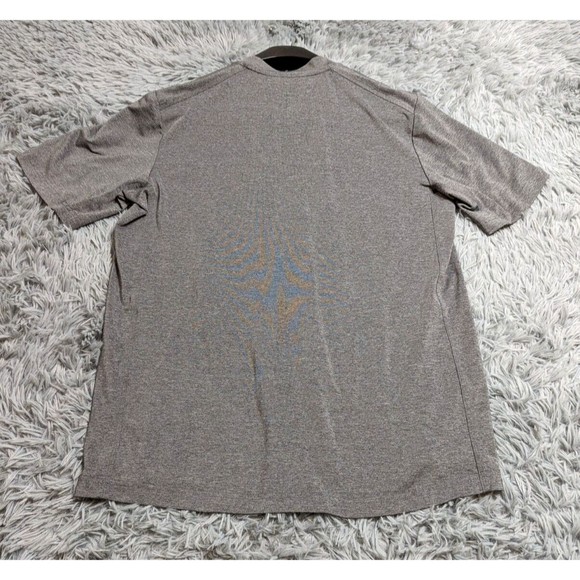 REI Activewear Shirt‎ Adult Size Large Gray Hiking Outdoors Stretch Mens Tshirt - Picture 2 of 9
